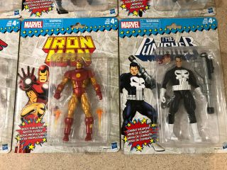 Marvel Legends Vintage Retro Wave 1 Figures Set Complete Xmen Avengers Spiderman 3