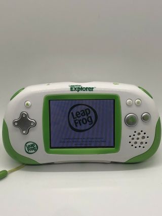 Leap Frog Leapster Explorer Green Handheld Learning Game System