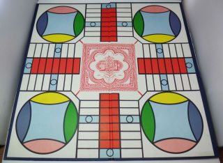 Playing Board Only For The 1959 Parcheesi Popular Edition 110 Board Game