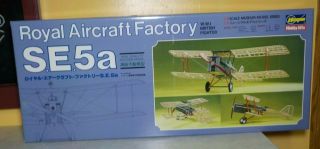 Ww1 British Fighter Airplane Model Kit S.  E.  5a Hasegawa 1/8 Scale Museum Model S