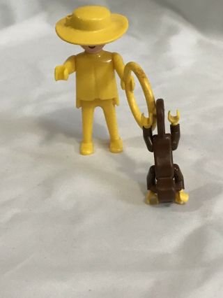 Playmobil Monkey Performing Look Like Man With Yellow Hat,  Curious George