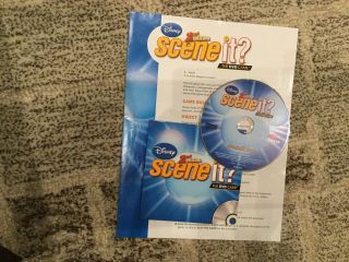 Scene It? Disney 2nd Edition Dvd Replacement Part Only