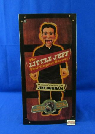 Neca Jeff Dunham Little Jeff Ventriloquist Dummy W/dvd And Signed Picture