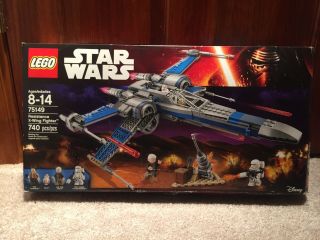 Lego Star Wars Resistance X - Wing Fighter 75149.  Box Has Slight Damage