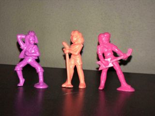 3 Mattel C.  U.  T.  I.  E.  S.  Plastic Figures 1986.  Japan