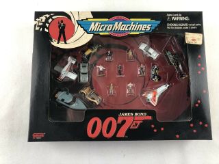 Galoob 1995 Micro Machines James Bond 007 Goldfinger Moonraker Spy Who Loved Nib