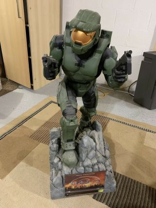 Halo 2 Master Chief 38 " Display Promotion Statue - Very Rare 2004