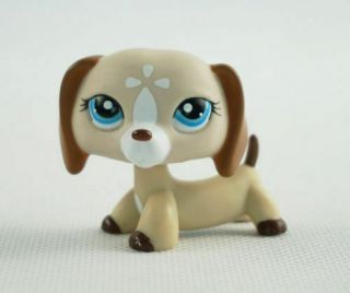 Littlest Pet Shop Dachshund series pubby Dog LPS 1pcs random choice 3