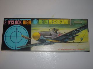 Aurora Me - 109 Messerschmitt Kit No.  343 - 79 12 O 