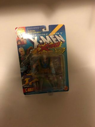 Marvel Uncanny X - Men X - Force Cable 1st Ed.  Action Figure Toybiz 1992 Card
