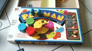 Vtg 1982 Pac - Man Board Game Milton Bradley Pac Man Pac Man//xlnt Cond.  1980s