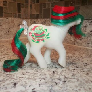 ⭐️ My Little Pony ⭐️ Vintage G1 MLP Ponies Christmas Santa 2