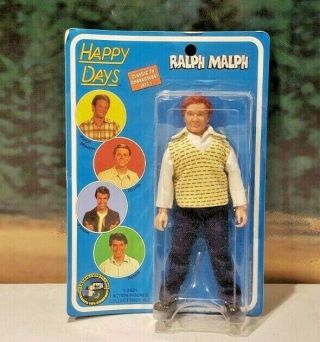 Classic Tv Toys - Happy Days Ralph Malph 8 Inch Action Figure W/plaid Shirt 2004