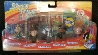 2012 The Looney Tunes Show Action Figure Set W/ Exclusive Bugs Bunny Porky Pig