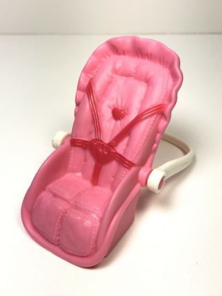 Fisher Price Loving Family Dollhouse Pink Baby Girl Carrier Car Seat Replacement