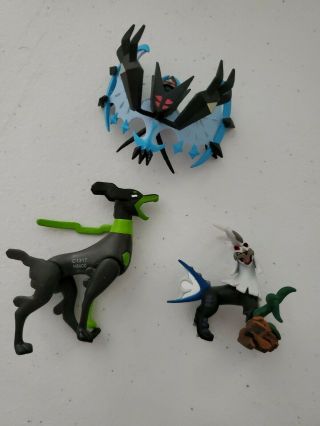 Pokemon Tomy Monster Zygarde Action Figure Toy Dog,  Silvally,  Dawn Wings