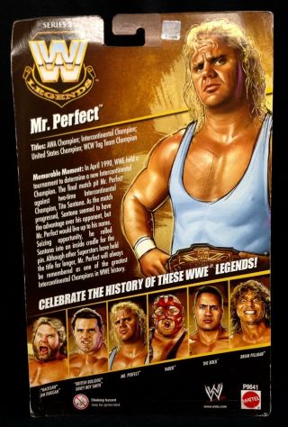 WWE MATTEL Legends Series 3 Mr.  Perfect Curt Hennig Figure 3