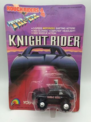 Vintage Knight Rider Kitt Car Rough Riders 4x4 Tri - Ex Stomper 1983 Moc