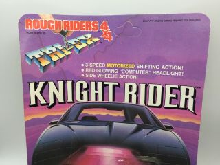 Vintage Knight Rider KITT Car Rough Riders 4x4 Tri - Ex Stomper 1983 MOC 3