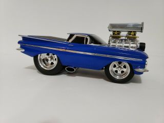 2002 Funline 1:18 Scale Muscle Machines 1959 Chevrolet El Camino 59 Chevy Blue