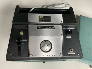 Bell & Howell Language Master 711b Audio - Instructional Device Vintage 1965 Test