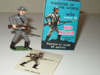 Marx Warrior Of The World U.  S.  Civil War Soldier Confederate Red Miller