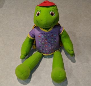 Franklin The Turtle Electronic Interactive Phonics Pal Talking 21 " Plush Doll
