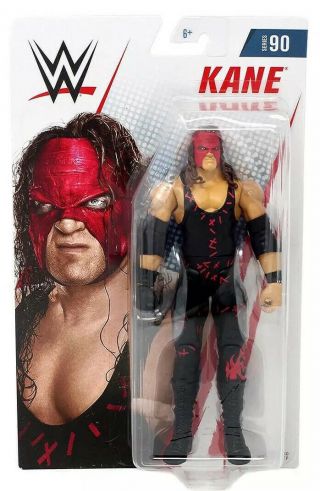 Wwe Kane Mask Basic Series 90 Wrestling Mattel Action Figure Masked Demon Red