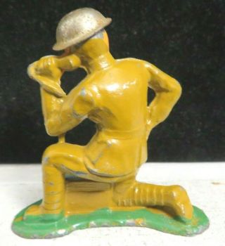 Vintage Barclay Lead Toy Soldier Telephone Operator B - 067 2