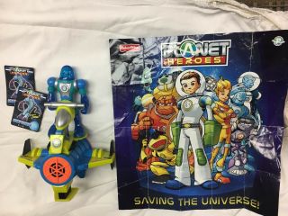 Fisher - Price Planet Heroes Tune Action Figure With Vehicle