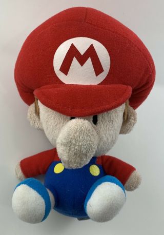 Nintendo Mario Baby Plush Stuffed Toy Doll - 6” 2006