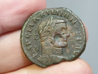 Ancient Roman Empire,  Maximianus,  Ae Follis -