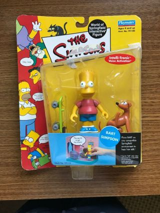 The Simpsons Wos Playmates Bart Simpson Action Figure World Of Springfield