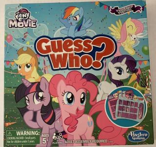 My Little Pony The Movie Friendship Festival Guess Who Board Game 2017 Hasbro Fs