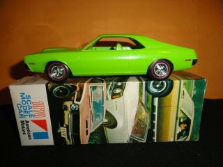 Jo - Han 1/25 1970 Amc Javelin Sst Big Bad Green Dealer Promo Model W/original Box
