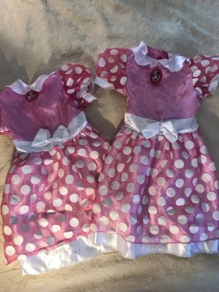 Halloween Costume/dress Up - Minnie Mouse - Size 3t - 4t Two Available