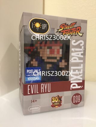 Street Fighter Pixel Pals Evil Ryu Exclusive 30th Anniversary Edition 39 Capcom