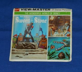 Vintage Walt Disney Sword In The Stone View - Master Reels Packet With Booklet