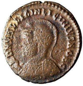 Scarce Hero Portrait Roman Coin Of Licinius Ii Caesar " Holding Spear " Jupiter