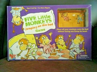 Five Little Monkeys Jumping On The Bed For Kids Game By University Games Ec