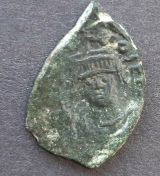Byzantine Bronze Coins.  Tiberius Constantine (578 - 582)