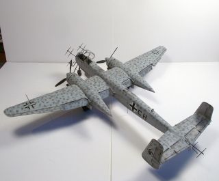 Built Heinkel He 219 A - 7 UHU scale 1/48 2