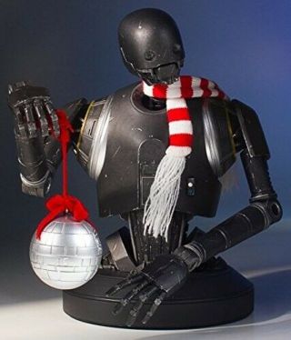 Star Wars Rogue One K - 2so 1:6 Scale Holiday Mini Bust By Gentle Giant