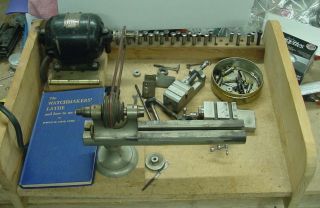 Rs Vintage American Watch & Tool Co.  Watchmakers Lathe W/ X - Y Slide Table & More