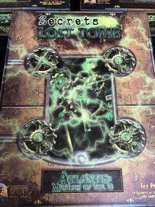 Secrets Of The Lost Tomb Board Game - Atlantis:mysteries Of The 13 Expansion