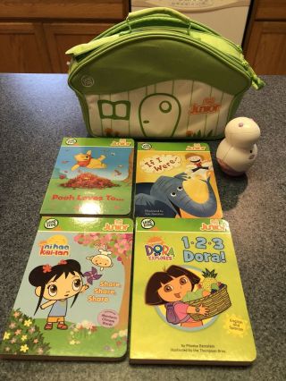 Leap Frog Tag Junior Reader Pen,  Case,  4 Books