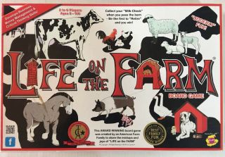 Life On The Farm Board Game - Tillywig Award & Tca Award1 - We R Fun - Complete