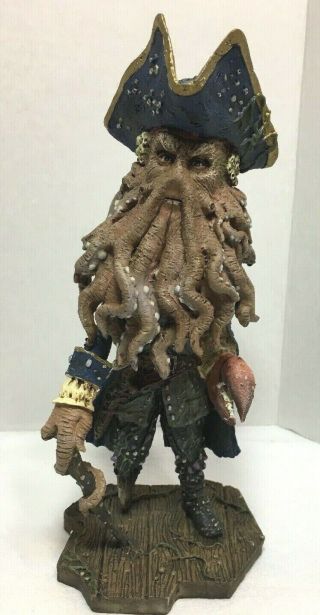 Disney Pirates Of The Caribbean Davy Jones Bobble Head Neca Head Knocker