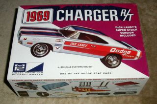 50 Year Old Mpc 1969 Dodge Charger 3in1 Customizing Kit 100 Unbuilt Complete