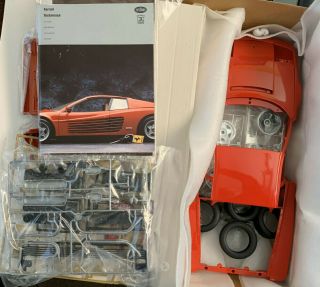 Ferrari Testarossa 1/8 Scale By Pocher/testors Metal Model Kit